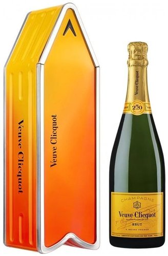 Champagne Veuve Clicquot Arrow Orange &amp; Dark Orange  0.75l