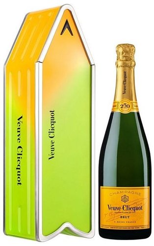 Champagne Veuve Clicquot Arrow Orange &amp; Green  0.75l