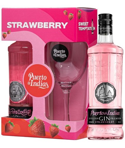 Puerto de Indias Strawberry drkov kazeta  0.7l