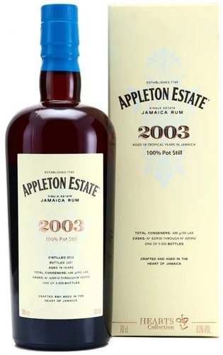 Appleton 2003 Estate Heart Collections  0.7l