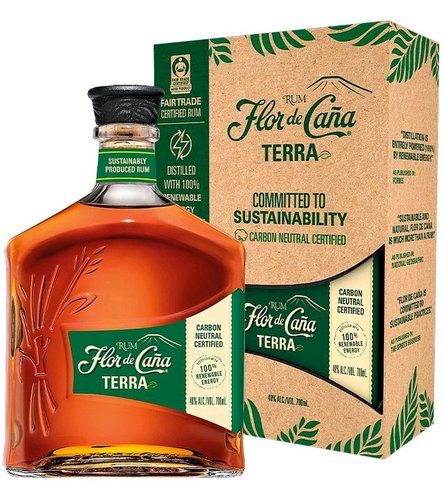 Rum Flor de Cana 15y Terra   GB 40%0.70l