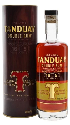 Rum Tanduay Double rum 16 + 5  TIN 40%0.70l