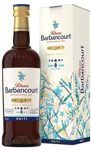 Rum Barbancourt 5 Stars 8yo  gB 43%0.70l