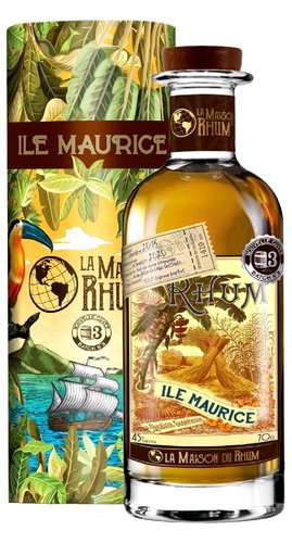 Rum Maison du Rhum 3.Mauritius 2015  TIN 45%0.70l