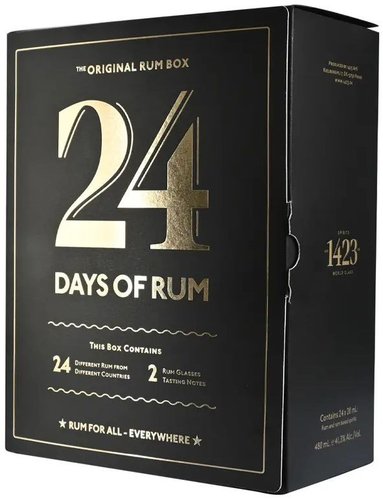 24 Days Rum kalendar 2023    mini 24x0.02l