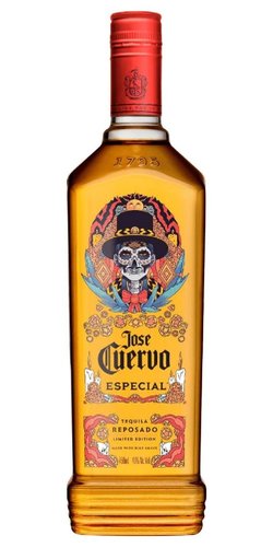 LITR Tequila Jos Cuervo ltd. Lebka Reposado  38%1.00l