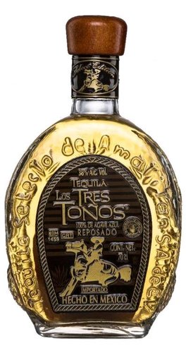 Tequila los Tres Tonos Reposado  38%0.70l