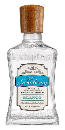 Tres Sombreros Blanco 100% Agave  38%0.70l