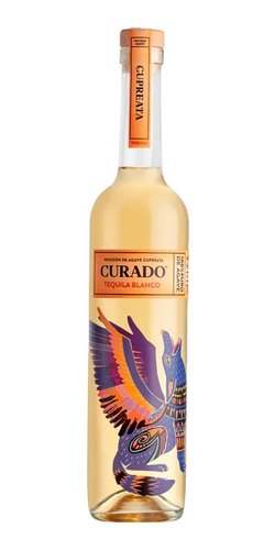 Tequila Curado Blanco Agave Cupreata oranov etiketa  40%0.70l