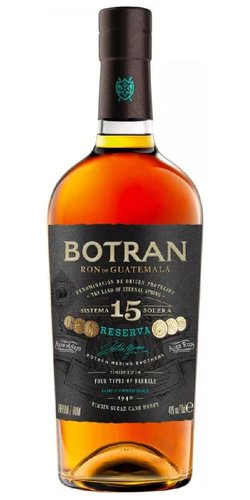 Rum Botran 15 Sistema Solera Reserva  1l