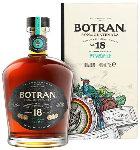 Rum Botran 18 Reserva de la Familia v krabice  40%0.70l