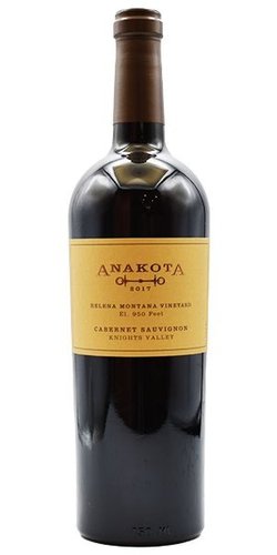 Cabernet Sauvignon 2017 Anakota Helena Montana  0.75l