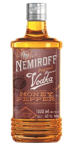 LITR Vodka Nemiroff ORIGINAL Honey Pepper  40%1.00l