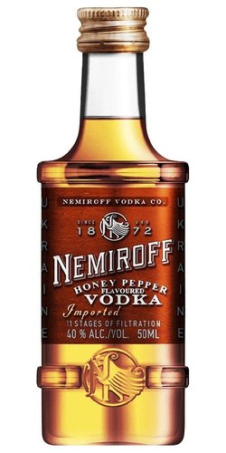 MINI Vodka Nemiroff de Luxe Honey Pepper  40%0.05l