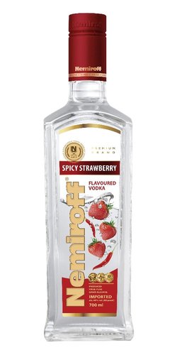 LITR Vodka Nemiroff Original Spicy Strawberry  40%1.00l