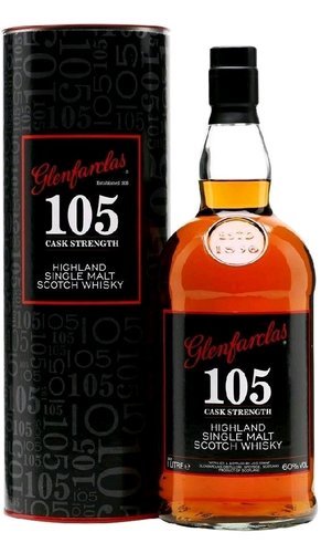 Whisky Glenfarclas 105 v tub  60%1.00l