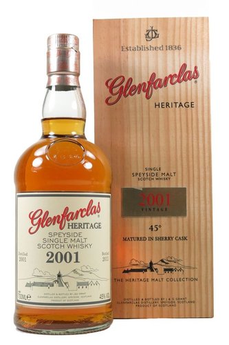 Whisky Glenfarclas 2001 Heritage  wB 45%0.70l