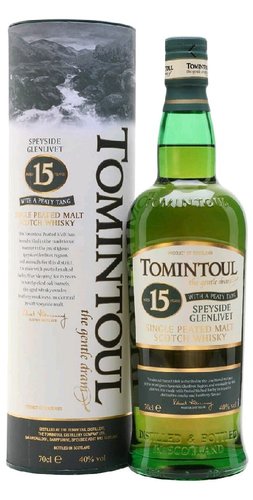 Whisky Tomintoul 15y Peaty tang   gB 40%0.70l