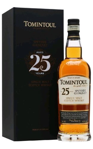 Whisky Tomintoul 25y  GB 43%0.70l