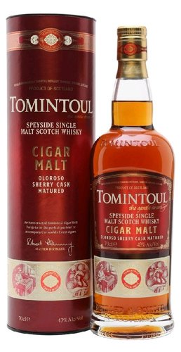 Whisky Tomintoul Cigar Malt Oloroso Sherry  gT 43%0.70l