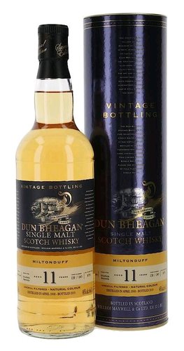 Miltonduff 11y Dun Bheagan Scotch  0.7l