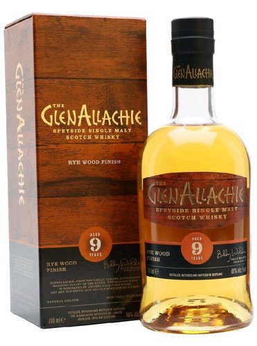 GlenAllachie 9y Rye Cask  0.7l