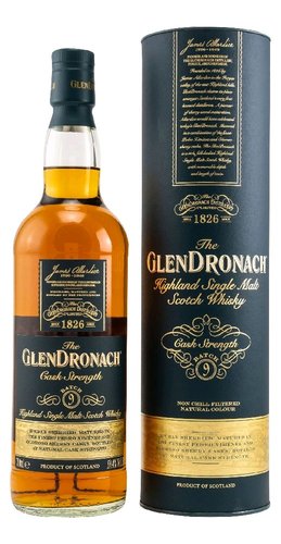 Whisky Glendronach Cask strength b.9  gT 59.4%0.70l