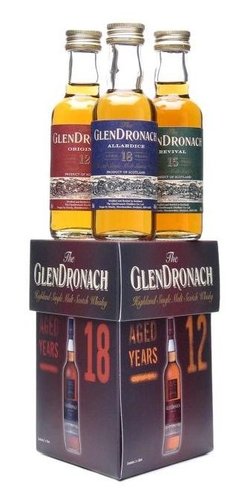 Glendronach 12 &amp; 15 &amp; 18 kolekce  3x0.05l