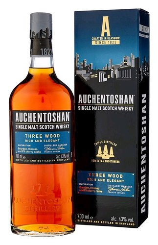 Whisky Auchentoshan Three Wood gB 43%0.70l