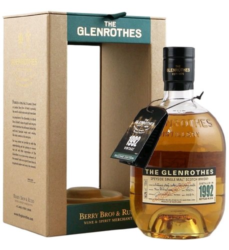 Whisky Glenrothes 1992 Vintage b.2 bott.2014  gB 44.3%0.70l