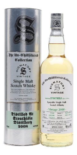 Whisky Strathisla 2008 Signatory UnChillfiltered  gT 46%0.70l