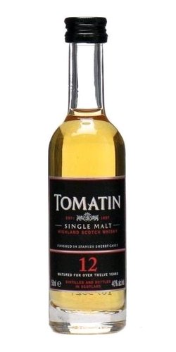 MINI Whisky Tomatin 12y  43%0.05l