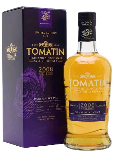 Whisky Tomatin 2008 Monzabillac gB 46%0.70l