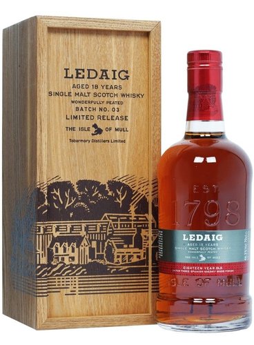 Whisky Ledaig 18y b.2 devn krabika  46.3%0.70l