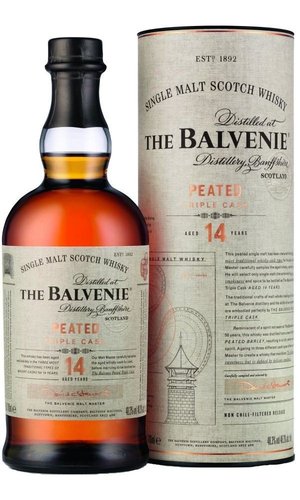 Whisky Balvenie 14y Caribbean cask + 2sklo  gB 43%0.70l