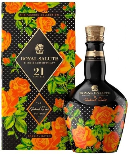 Chivas Royal Salute 21y Polo Richard Quinn Orange Roses  0.7l