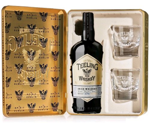 Teeling Small batch + 2sklo zlat plech  0.7l