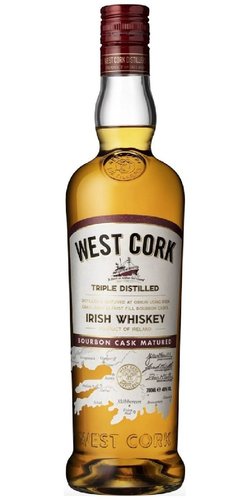 West Cork Bourbon Cask Single malt  0.7l