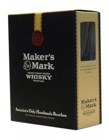 Makers Mark se sklenikama  0.7l