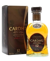 Whisky Cardhu 12y v krabice  40%0.70l